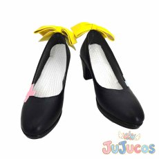 画像2: Vtuber　兎鞠まり　コスプレ靴　バーチャルYouTuber　コスプレブーツ　JUJUcosplay (2)