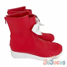 画像3: 藤原妹紅　コスプレ靴　東方Project　コスプレブーツ　JUJUcosplay (3)