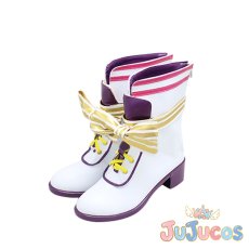 画像3: スーパーサイリウムコーデ　紫京院ひびき　コスプレ靴　プリパラ　コスプレブーツ　JUJUcosplay (3)