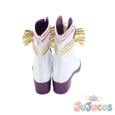 画像5: スーパーサイリウムコーデ　紫京院ひびき　コスプレ靴　プリパラ　コスプレブーツ　JUJUcosplay (5)