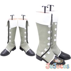 画像1: ユーリ・ローウェル　コスプレ靴　テイルズ オブ ヴェスペリア　コスプレブーツ　JUJUcosplay (1)