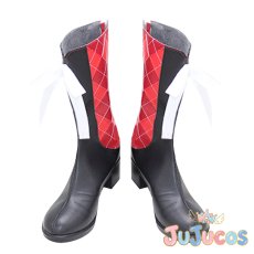 画像2: 源さくら　コスプレ靴　ゾンビランドサガ　コスプレブーツ　JUJUcosplay (2)