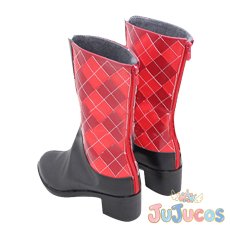 画像5: 源さくら　コスプレ靴　ゾンビランドサガ　コスプレブーツ　JUJUcosplay (5)