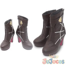 画像1: カフカ　コスプレ靴　崩壊：スターレイル　コスプレブーツ　JUJUcosplay (1)