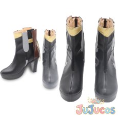 画像1: 開拓者　女性　コスプレ靴　崩壊：スターレイル　コスプレブーツ　JUJUcosplay (1)