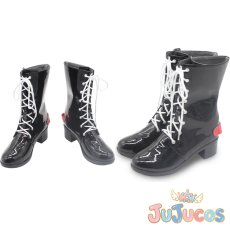 画像1: VTuber　重音テト　コスプレ靴　バーチャルYouTuber　コスプレブーツ　JUJUcosplay (1)