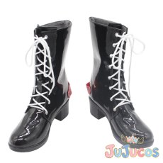 画像2: VTuber　重音テト　コスプレ靴　バーチャルYouTuber　コスプレブーツ　JUJUcosplay (2)