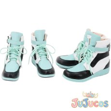 画像1: 影山茂夫　チャイナver.　コスプレ靴　モブサイコ100　コスプレブーツ　JUJUcosplay (1)