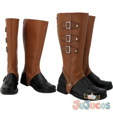 画像1: 亜双義一真　コスプレ靴　大逆転裁判　コスプレブーツ　JUJUcosplay (1)