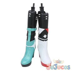 画像2: Vtuber　Hakos Baelz（ハコス・ベールズ）　ブライト衣装　コスプレ靴　バーチャルYouTuber　コスプレブーツ　JUJUcosplay (2)