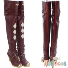 画像1: VTuber　ロゼミ・ラブロック（Rosemi Lovelock）　戦うアイドル　コスプレ靴　バーチャルYouTuber　コスプレブーツ　JUJUcosplay (1)