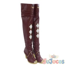 画像2: VTuber　ロゼミ・ラブロック（Rosemi Lovelock）　戦うアイドル　コスプレ靴　バーチャルYouTuber　コスプレブーツ　JUJUcosplay (2)