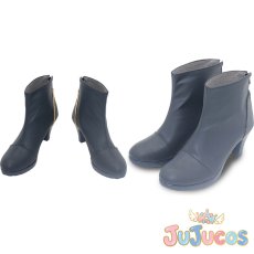 画像1: 尾刃カンナ　コスプレ靴　ブルーアーカイブ　コスプレブーツ　JUJUcosplay (1)