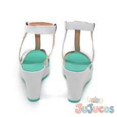 画像4: FGO　沖田総司　水着　コスプレ靴　Fate/Grand Order　コスプレブーツ　JUJUcosplay (4)