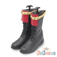 画像3: 朱城ルミ　コスプレ靴　ブルーアーカイブ　コスプレブーツ　JUJUcosplay (3)