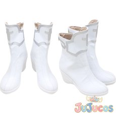 画像1: アスナ　結城明日奈　SAO　コスプレ靴　ソードアート・オンライン　コスプレブーツ　JUJUcosplay (1)