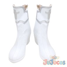 画像2: アスナ　結城明日奈　SAO　コスプレ靴　ソードアート・オンライン　コスプレブーツ　JUJUcosplay (2)