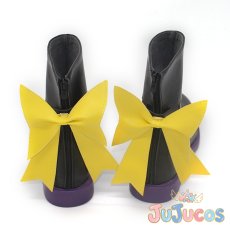 画像4: Vtuber　紫咲シオン　ブライト衣装　コスプレ靴　バーチャルYouTuber　コスプレブーツ　JUJUcosplay (4)