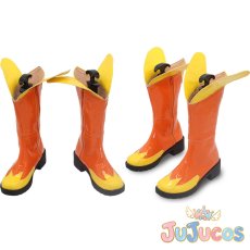 画像1: 夕凪ツバサ(キュアウイング)　コスプレ靴　ひろがるスカイ!プリキュア　コスプレブーツ　JUJUcosplay (1)