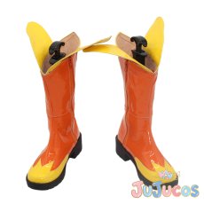 画像2: 夕凪ツバサ(キュアウイング)　コスプレ靴　ひろがるスカイ!プリキュア　コスプレブーツ　JUJUcosplay (2)