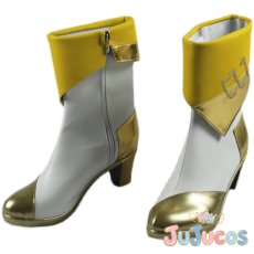 画像2: 本田未央　パーティータイム・ゴールド　コスプレ靴　アイドルマスター シンデレラガールズ　コスプレブーツ　JUJUcosplay (2)