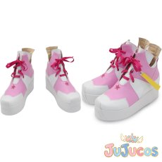 画像1: Vtuber　さくらみこ　マリンセーラー衣装　コスプレ靴　バーチャルYouTuber　コスプレブーツ　JUJUcosplay (1)