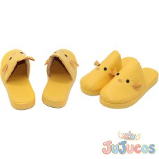 画像1: VTuber　大空スバル　ひよこお部屋着　コスプレ靴　バーチャルYouTuber　コスプレブーツ　JUJUcosplay (1)