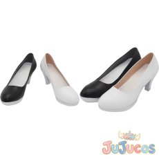 画像1: メジロラモーヌ　勝負服　コスプレ靴　ウマ娘プリティーダービー　コスプレブーツ　JUJUcosplay (1)