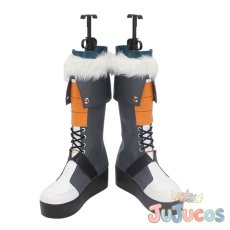 画像2: 安守ミノリ　コスプレ靴　ブルーアーカイブ　コスプレブーツ　JUJUcosplay (2)