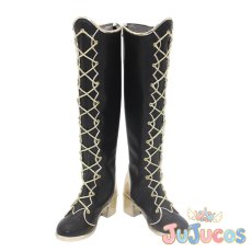 画像2: ポムフィオーレ寮　ルーク・ハント　Rook Hunt　マスカレードドレス　コスプレ靴　ツイステッドワンダーランド　コスプレブーツ　JUJUcosplay (2)