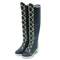 画像3: ポムフィオーレ寮　ルーク・ハント　Rook Hunt　マスカレードドレス　コスプレ靴　ツイステッドワンダーランド　コスプレブーツ　JUJUcosplay (3)