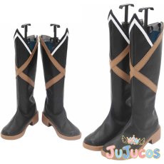 画像1: 2期　ルーデウス・グレイラット　コスプレ靴　無職転生 ?異世界行ったら本気だす?　コスプレブーツ　JUJUcosplay (1)