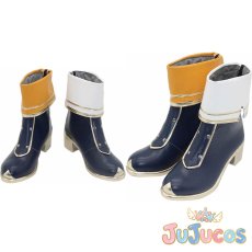 画像1: VTuber　星川サラ　5周年記念　コスプレ靴　バーチャルYouTuber　コスプレブーツ　JUJUcosplay (1)