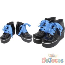 画像1: VTuber　月ノ美兎　地雷系　コスプレ靴　バーチャルYouTuber　コスプレブーツ　JUJUcosplay (1)