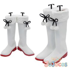 画像1: 連河チェリノ　コスプレ靴　ブルーアーカイブ　コスプレブーツ　JUJUcosplay (1)