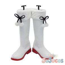 画像2: 連河チェリノ　コスプレ靴　ブルーアーカイブ　コスプレブーツ　JUJUcosplay (2)