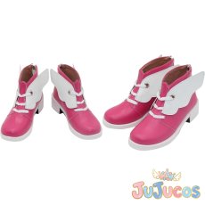 画像1: VTuber　月ノ美兎　にっこり^^調査隊のテーマ　コスプレ靴　バーチャルYouTuber　コスプレブーツ　JUJUcosplay (1)