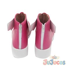 画像4: VTuber　月ノ美兎　にっこり^^調査隊のテーマ　コスプレ靴　バーチャルYouTuber　コスプレブーツ　JUJUcosplay (4)