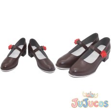 画像1: ダイイチルビー　勝負服　コスプレ靴　ウマ娘プリティーダービー　コスプレブーツ　JUJUcosplay (1)