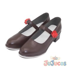 画像3: ダイイチルビー　勝負服　コスプレ靴　ウマ娘プリティーダービー　コスプレブーツ　JUJUcosplay (3)