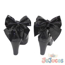 画像4: VTuber　ReGLOSS　儒烏風亭らでん　初期2D　コスプレ靴　バーチャルYouTuber　コスプレブーツ　JUJUcosplay (4)