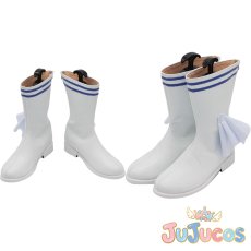 画像1: デアリングタクト　勝負服　コスプレ靴　ウマ娘プリティーダービー　コスプレブーツ　JUJUcosplay (1)