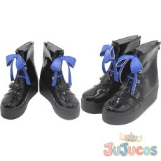 画像1: VTuber　天音かなた　地雷系衣装　コスプレ靴　バーチャルYouTuber　コスプレブーツ　JUJUcosplay (1)