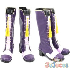 画像1: シルバー（Silver）　ラビット・ウェア　コスプレ靴　ツイステッドワンダーランド　コスプレブーツ　JUJUcosplay (1)