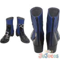 画像1: Vtuber　星導ショウ　コスプレ靴　バーチャルYouTuber　コスプレブーツ　JUJUcosplay (1)