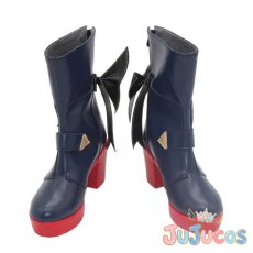 画像2: VTuber　ブライト衣装　沙花叉クロヱ　コスプレ靴　バーチャルYouTuber　コスプレブーツ　JUJUcosplay (2)