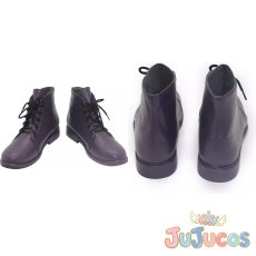 画像1: VTuber　紫咲シオン　コスプレ靴　バーチャルYouTuber　コスプレブーツ　JUJUcosplay (1)