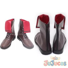 画像1: 赤司ジュンコ　コスプレ靴　ブルーアーカイブ　コスプレブーツ　JUJUcosplay (1)