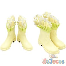 画像1: ココ　コスプレ靴　マーメイドメロディー ぴちぴちピッチ ピュア　コスプレブーツ　JUJUcosplay (1)