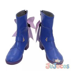 画像2: VTuber　ブライト衣装　猫又おかゆ　コスプレ靴　バーチャルYouTuber　コスプレブーツ　JUJUcosplay (2)